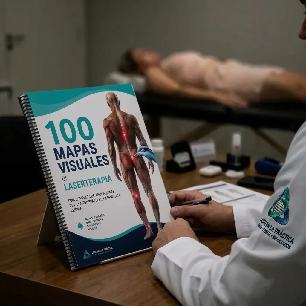 Ejemplo de mapa visual de laserterapia