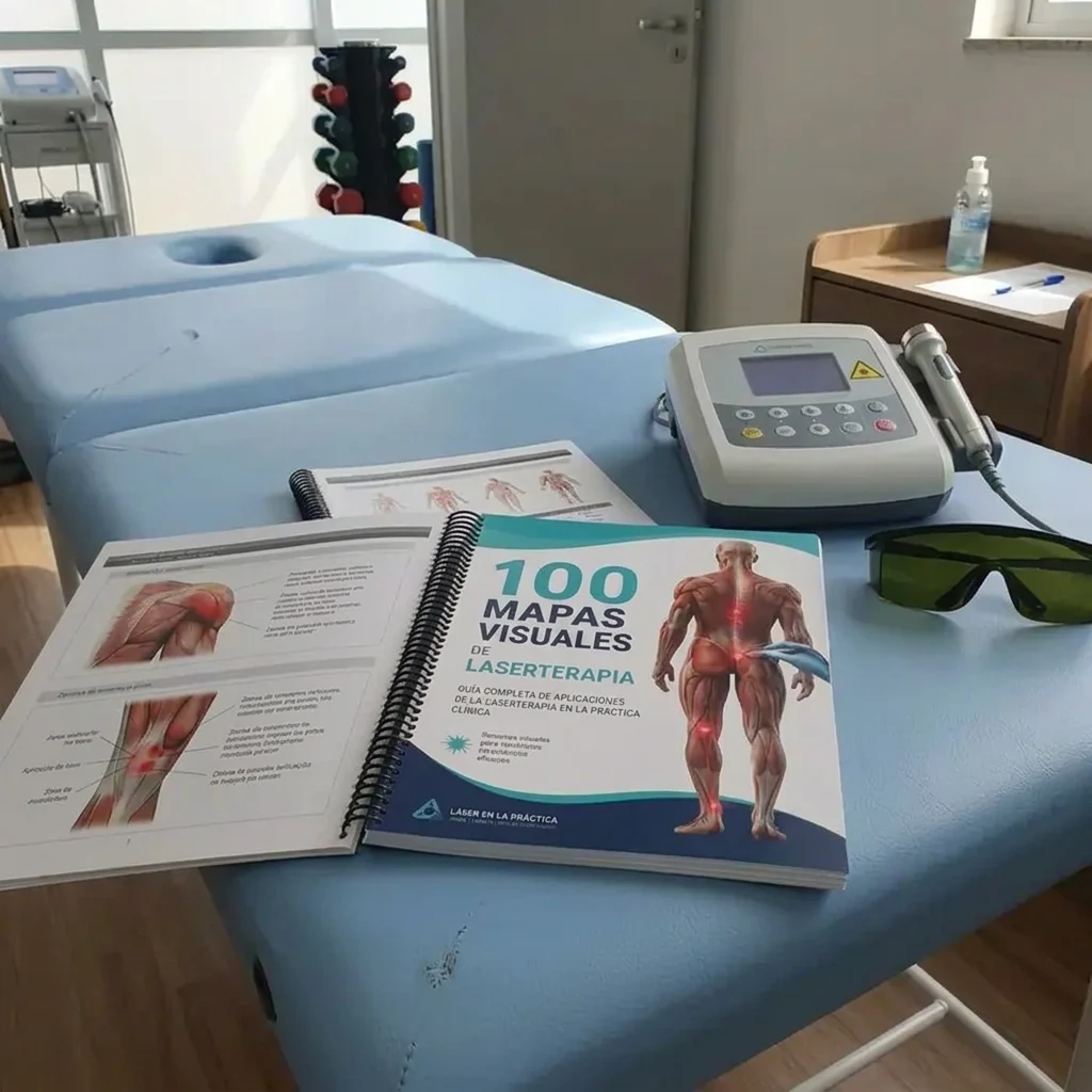 Ejemplo de mapa visual de laserterapia